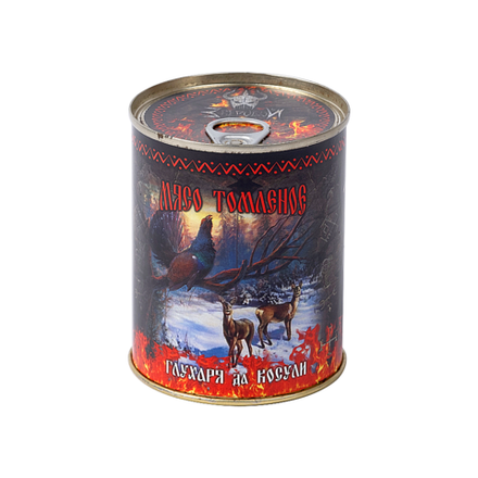 Купить Мясо глухаря да косули томлёное