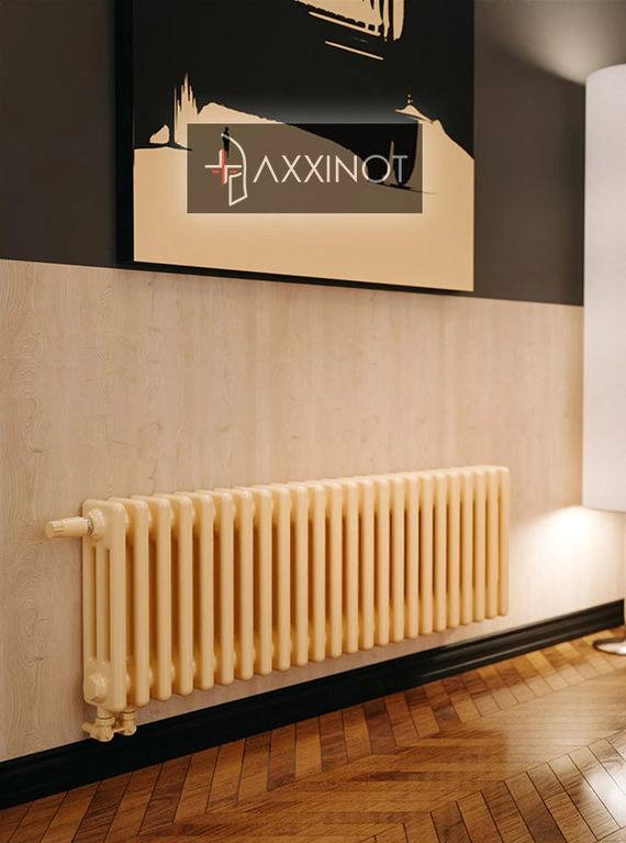 Axxinot Sentir 3030 - трехтрубный трубчатый радиатор высотой 300 мм, нижнее подключение с термовентилем