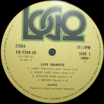 Quartz / Live Quartz (LP)