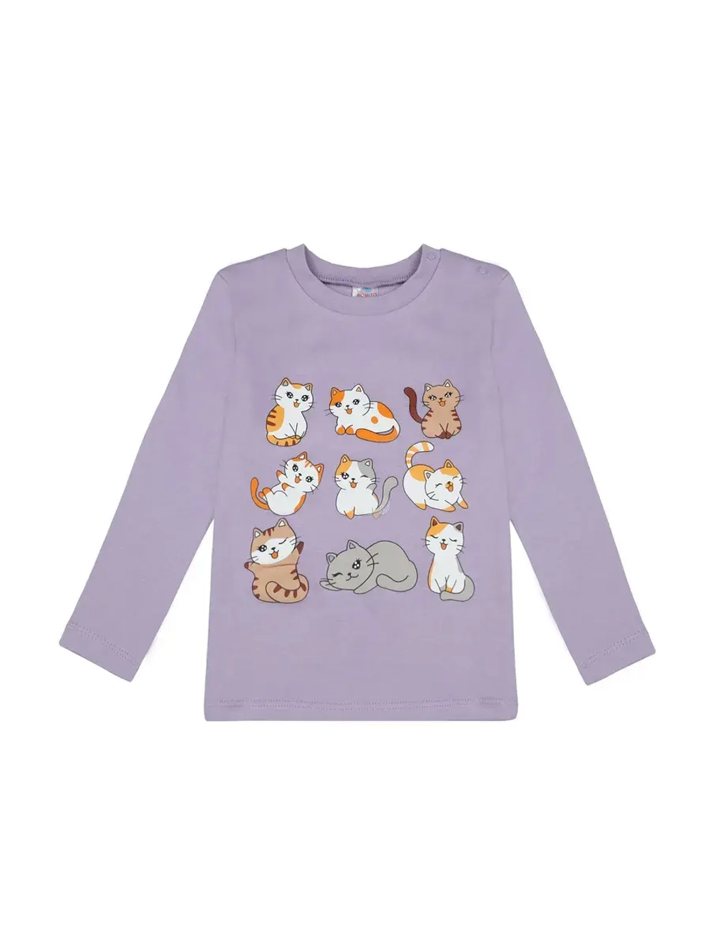 Футболка для садика с длинным рукавом.девочка.1шт