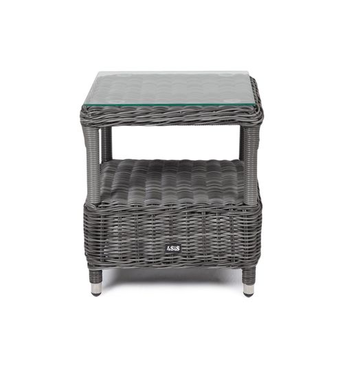"Форио" столик кофейный из искусственного ротанга, цвет графит