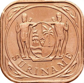 5 центов 2021 Суринам