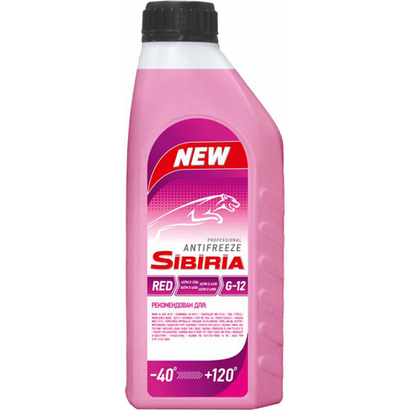 Антифриз SIBIRIA G12+ red -40 1кг