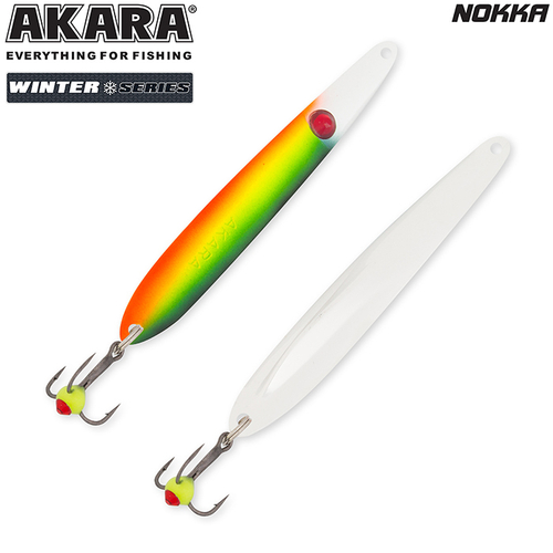 Блесна зимняя Akara Ice Nokka 60 7 гр. 27-Sil/Sil