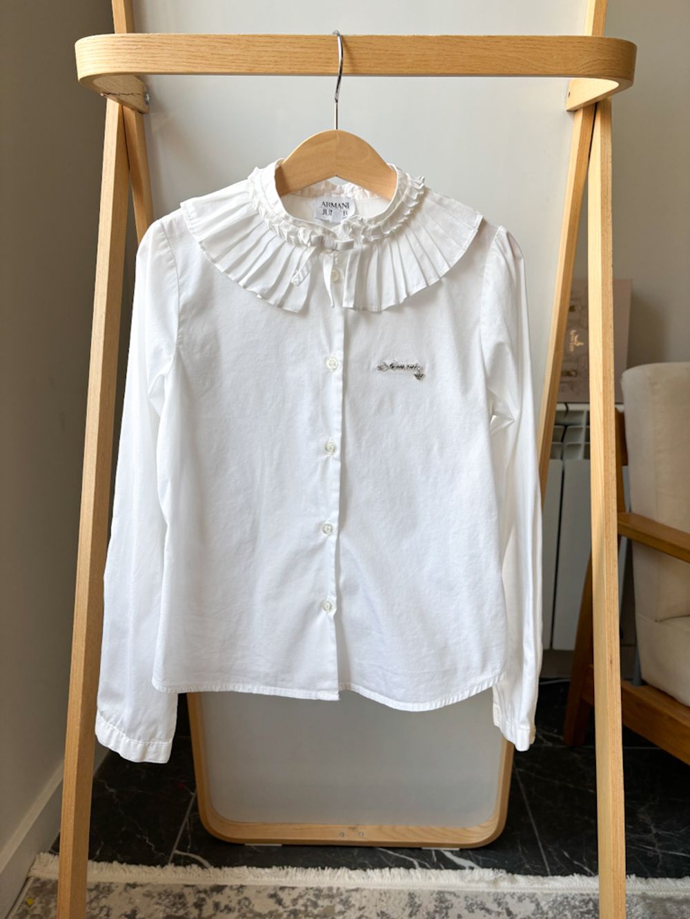 Хлопковая блузка Armani Junior, 122