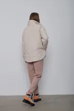 Куртка-рубашка Alexandra Talalay стёганая AW015 ванильная