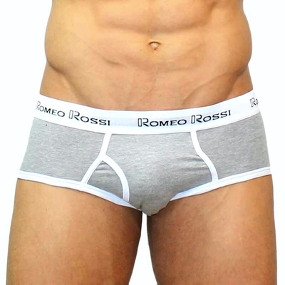 Набор из 3 разноцветных трусов-брифов с контрастной резинкой (Размер: XXL) (Цвет: разноцветный)