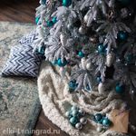 Заснеженная ель с гирляндой «Форесто» теплый свет (Литая+пвх) от 1.2 до 2.4 м