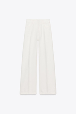 Джинсы wide leg с высокой посадкой — zw collection