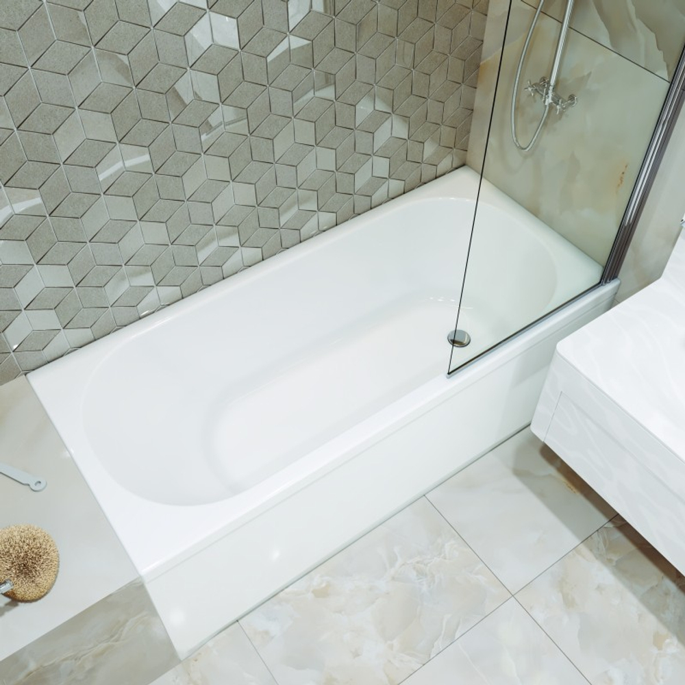 Ванна акриловая ИРИС 1700*700*450 MARONI + экран + каркас