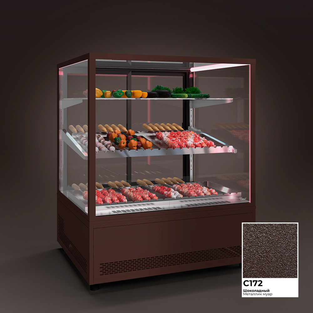 Напольная витрина для мяса Finist JOBS MEAT