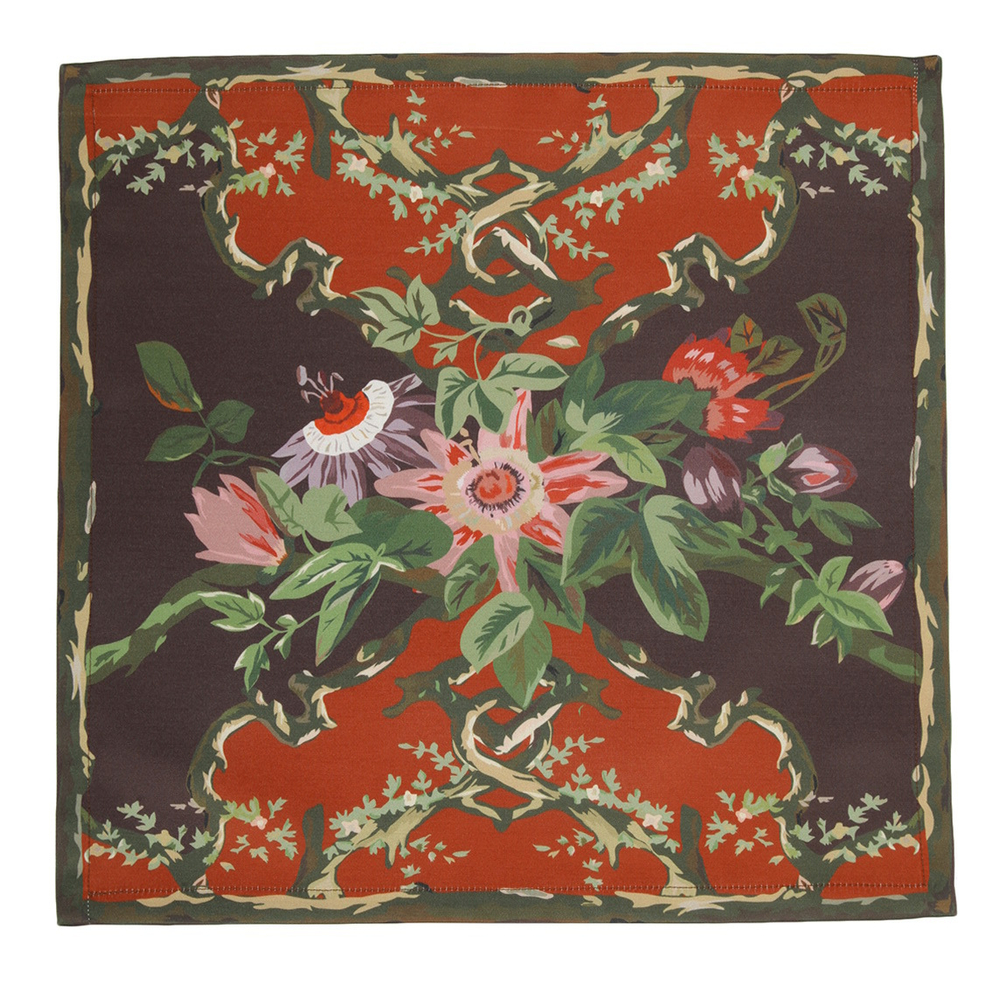 Салфетки 40x40 Blonder Home Brendon красные США-Россия