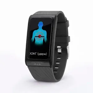 Умный браслет здоровья с режимом Холтера HEALTHBAND Pro №10, чёрный