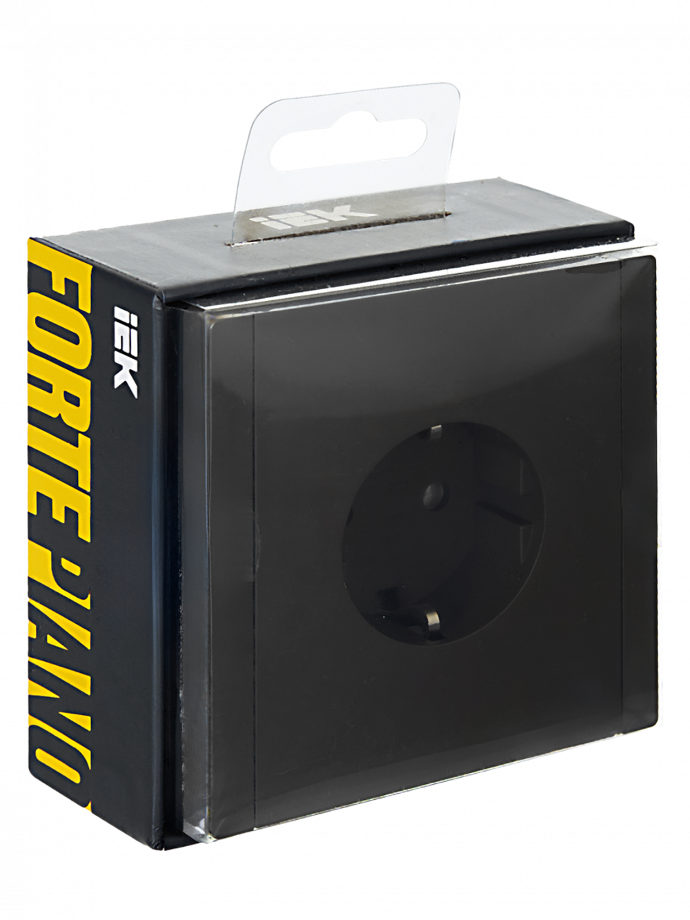 FORTE&PIANO Розетка 1-местная с заземлением без защитных шторок винтовое крепление 16А FP316 серый IEK