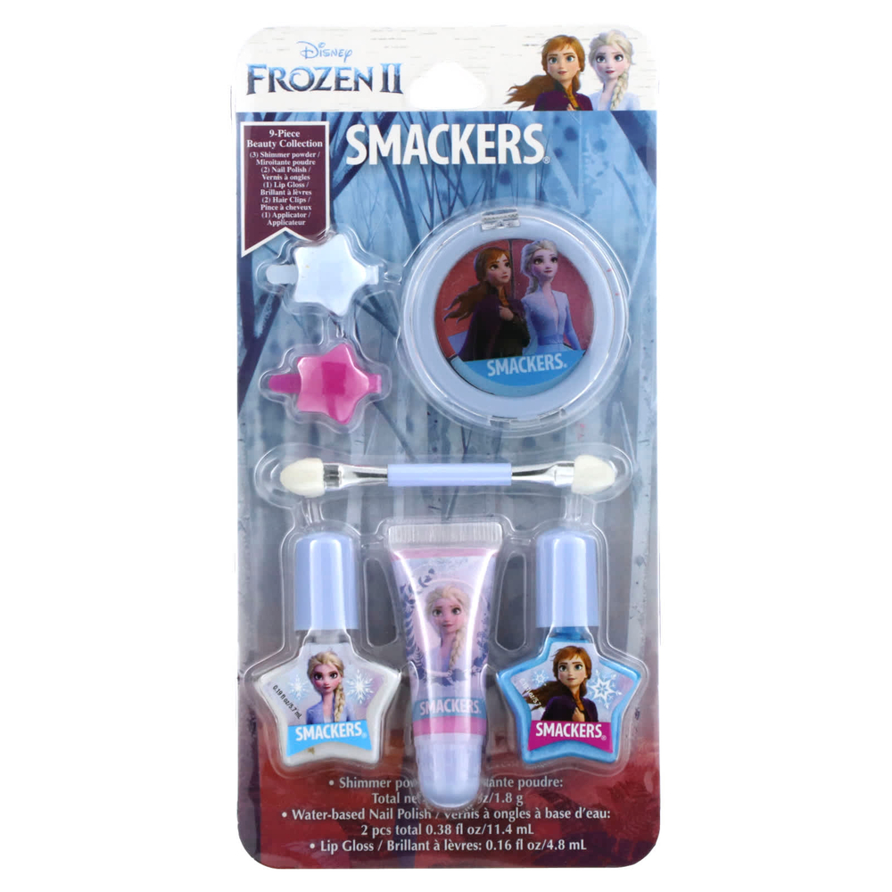 Lip Smacker, Disney Frozen II Beauty Collection, набор из 9 предметов