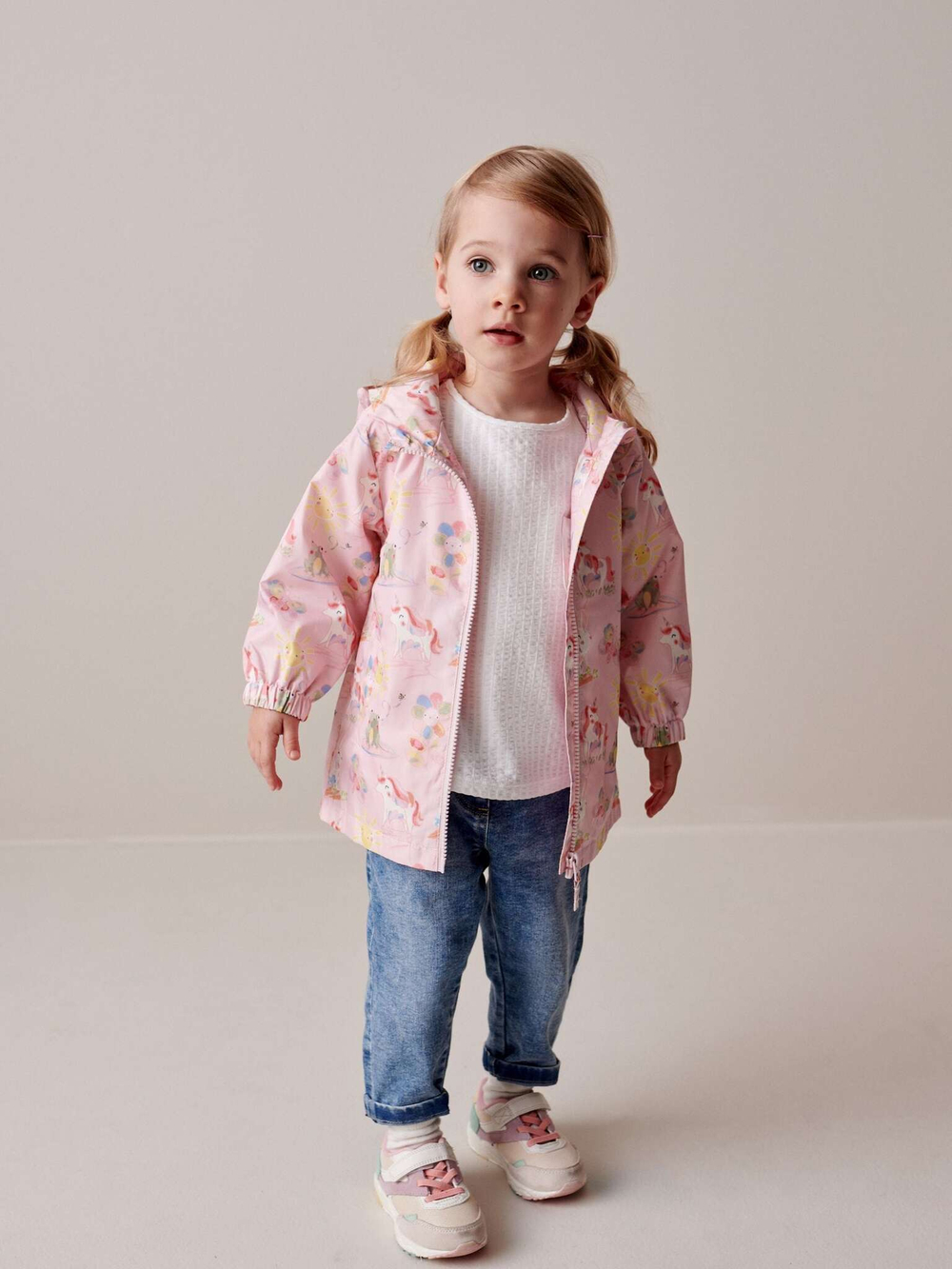 Дождевик для девочки Next 662-187, Розовый