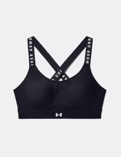 Женский топ бра Under Armour UA Infinity High Bra-BLK