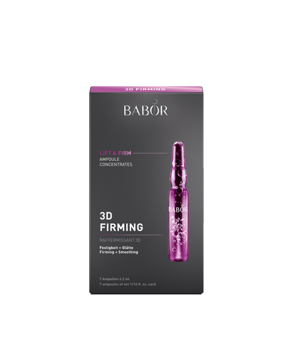 Ампулы для лица "3D укрепление" BABOR Ampoule Concentrates Lift & Firm 3D Firming 7 X 2 ML