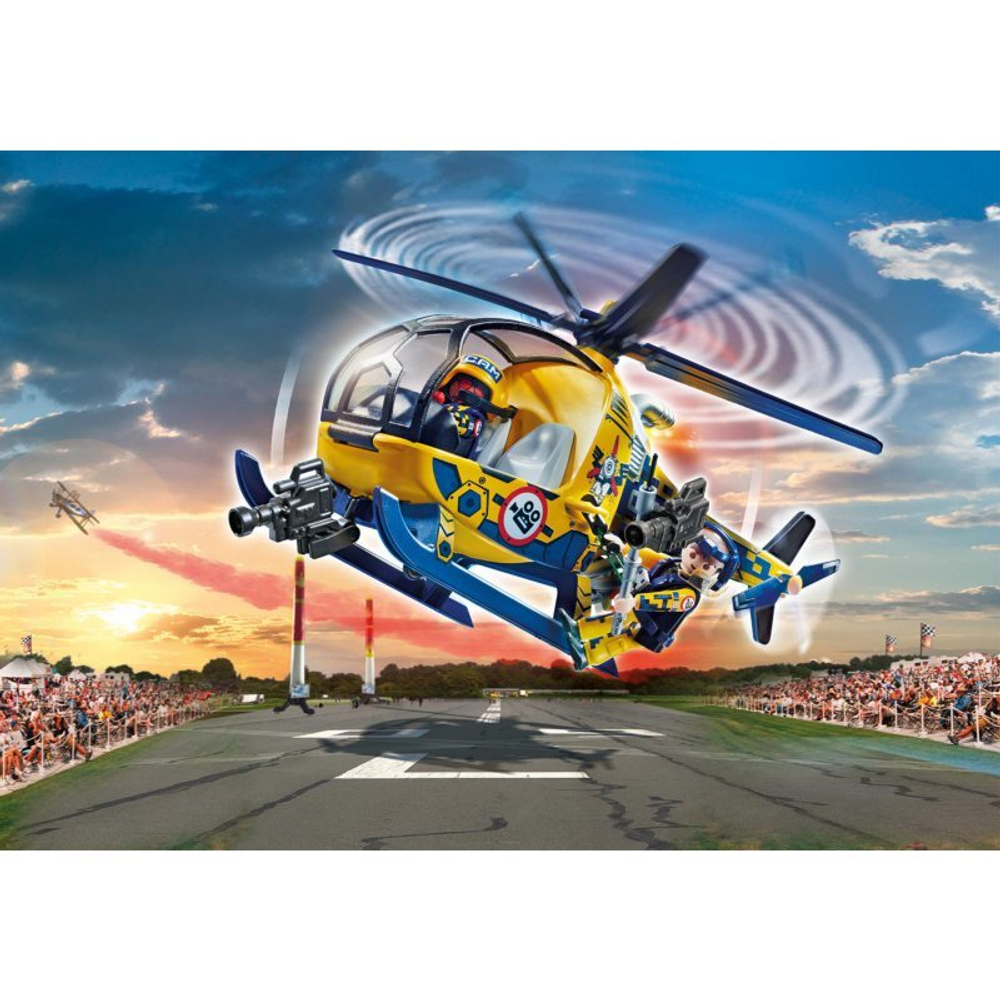 Playmobil - Воздушное каскадерское шоу: вертолет съемочной группы 70833X