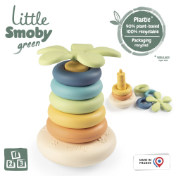 Smoby Little Green - Пирамидка с диском из биопластика 181202WEB / артикул   181202WEB  / GTIN 3032160083194