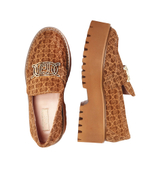 Кожаные мокасины Liu Jo - коричневый(SF4017 PX195)