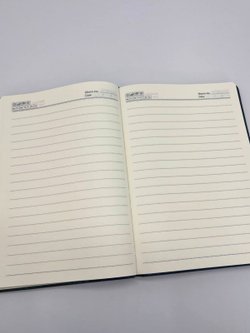 Блокнот 135 л. В5 25*17,5 см лин. белые цветы  (7670-2)