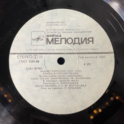 Винтажная виниловая пластинка LP Льюис Кэрролл Алиса В Стране Чудес Музыкальная Сказка (СССР 1990)