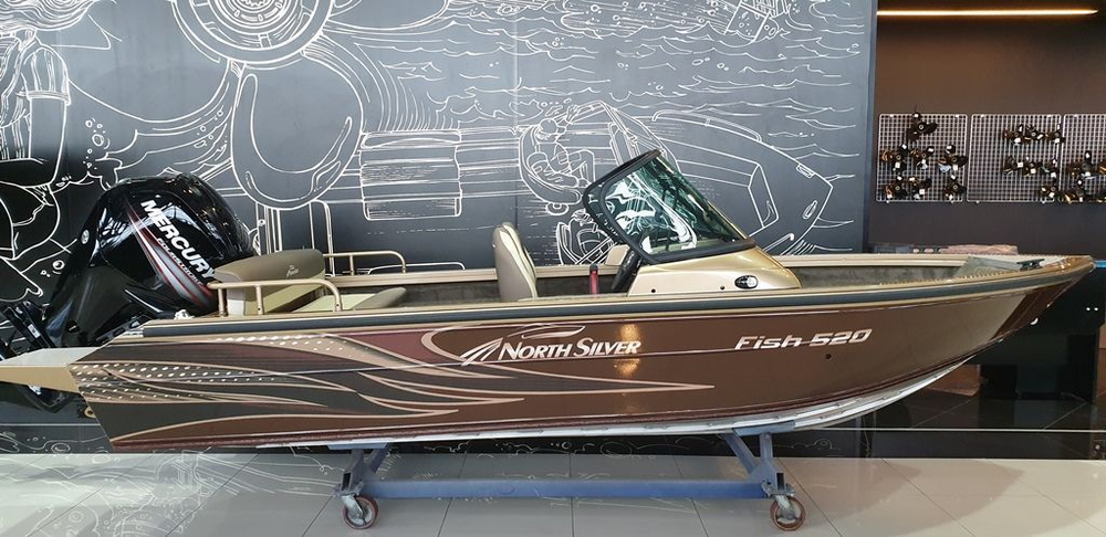 Катер-лодка алюминиевая NORTHSILVER 520 Fish