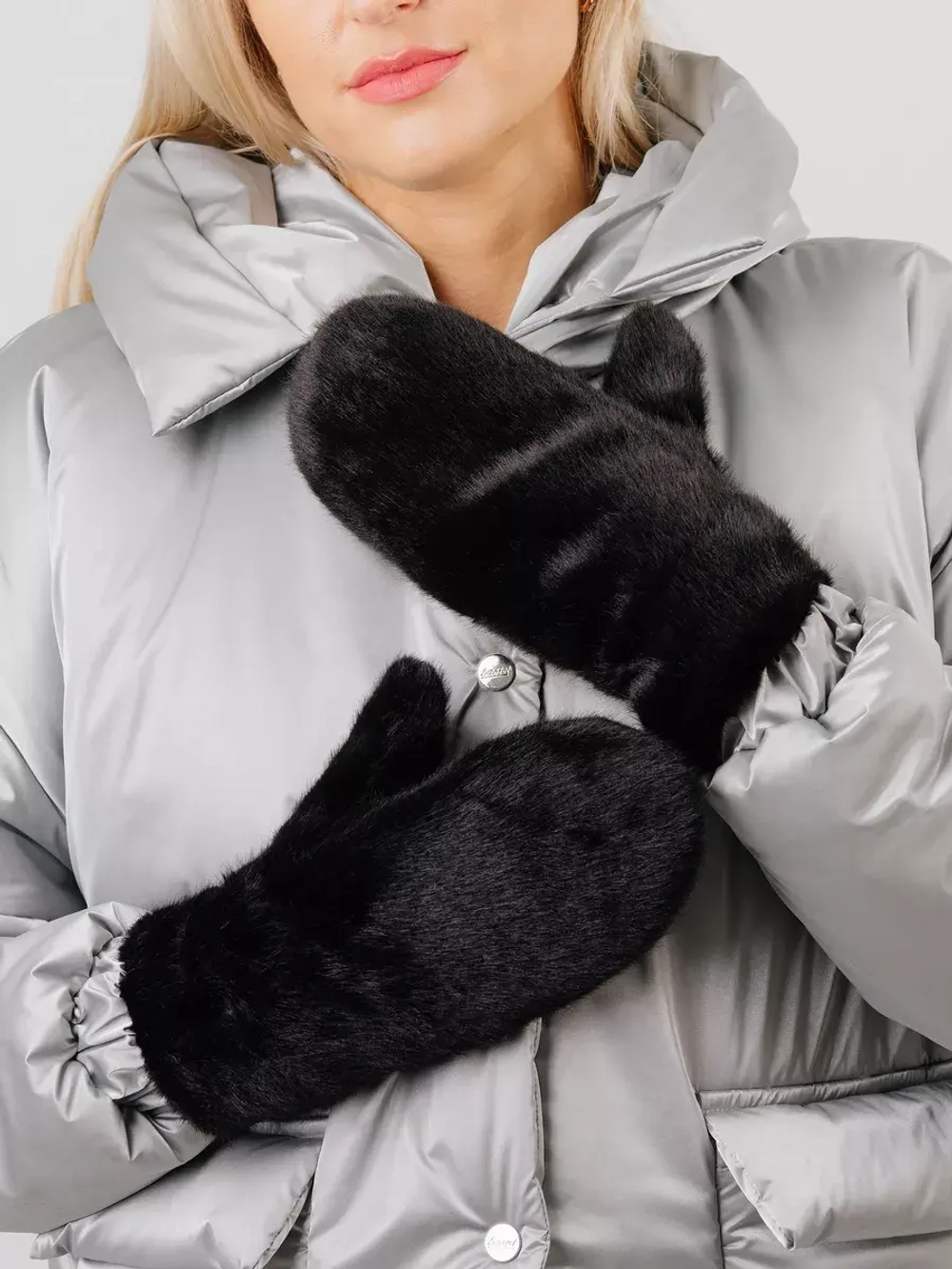 Варежки зимние меховые