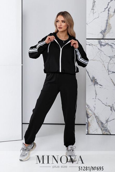 Костюм 695-черный Minova Фото 2