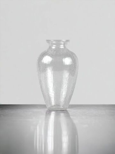 Ваза "Cup" (Амбрэ) (прозрачный кракле)