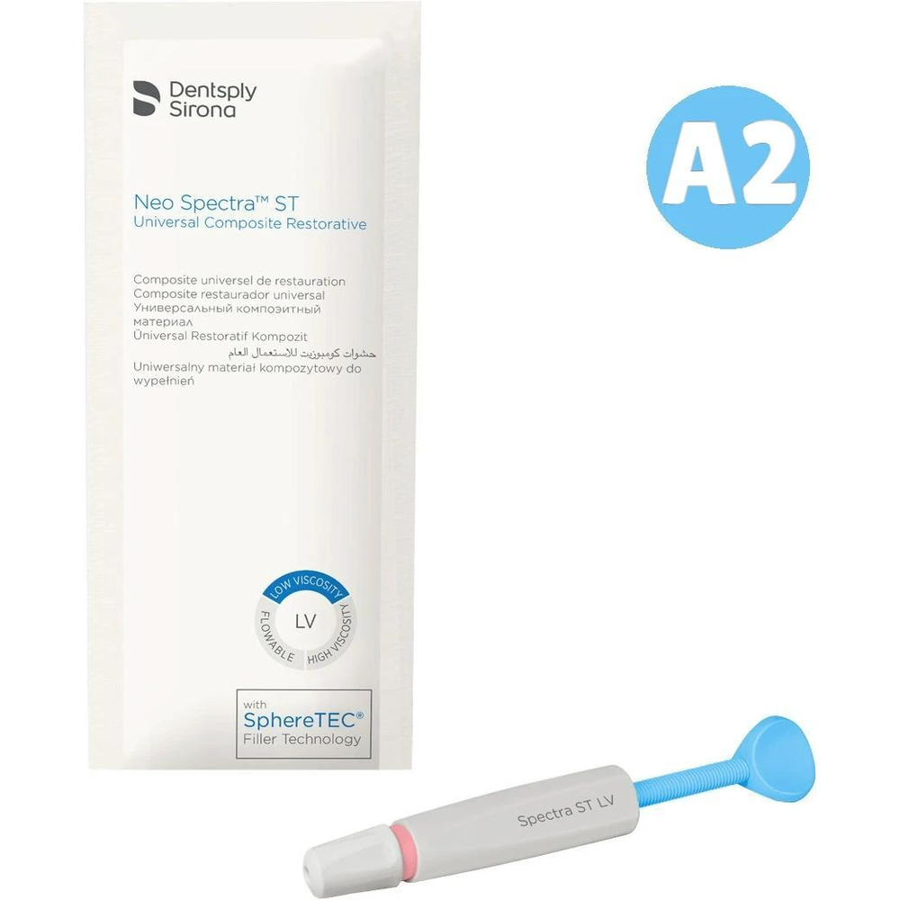 Neo Spectra ST LV А2 / Нео Спектра A2 Низкой вязкости (3 г) Dentsply. Пломбировочный материал ( пломба ), светоотверждаемый композит. Церам Сфертек Ceram Spheretec