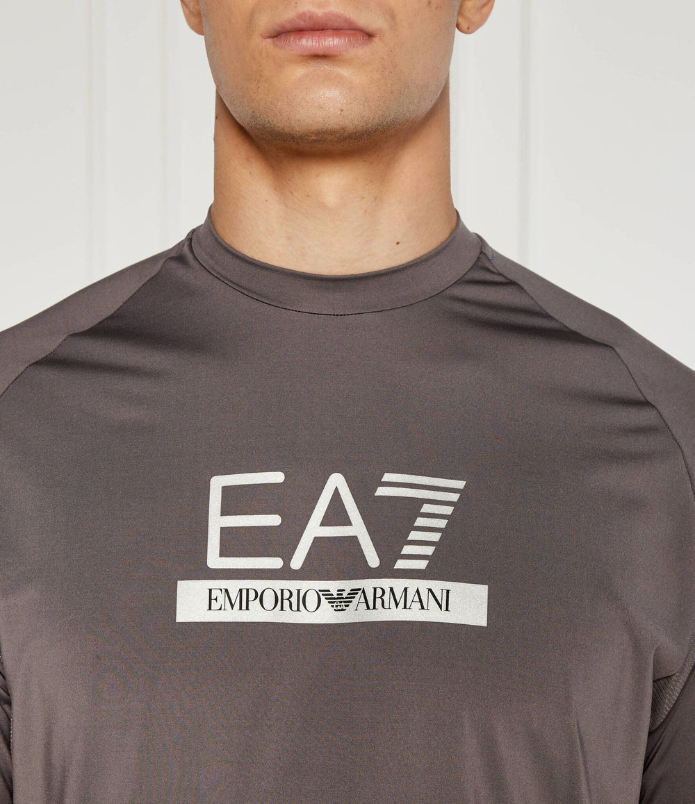 Футболка EA7 - пепельный(6DPT22 PJMEZ)