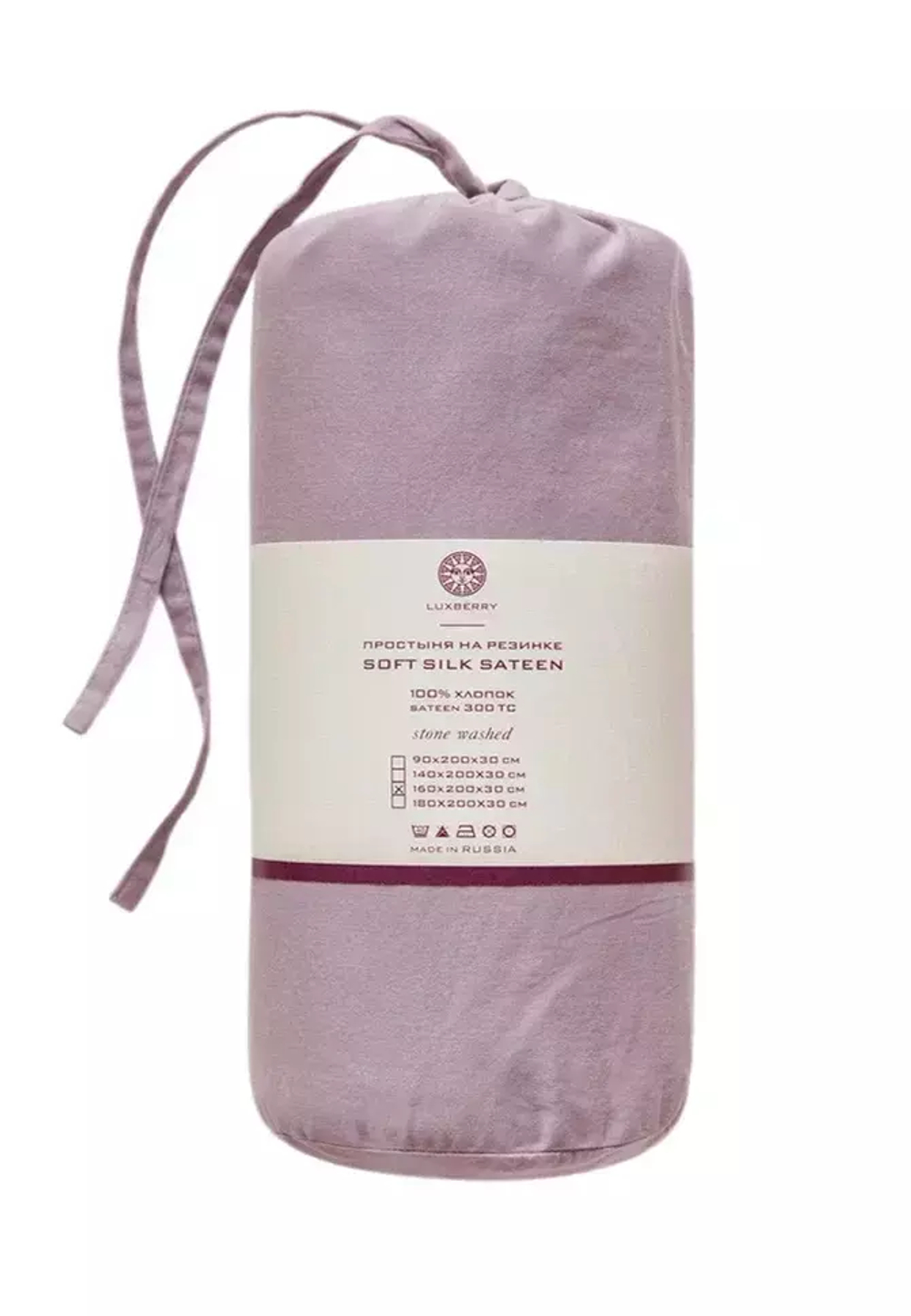 Простыня на резинке Luxberry Soft Silk Sateen