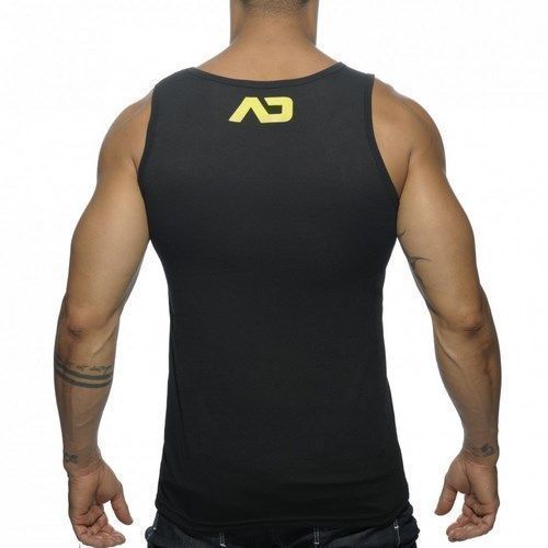 Мужская майка с принтом ADDICTED BCN Черная m228