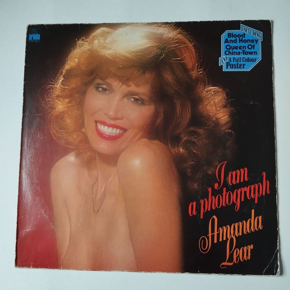 Винтажная виниловая пластинка LP Amanda Lear I Am A Photograph (Germany 1977) Queen Of China-Town
