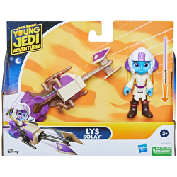 Hasbro Star Wars - Фигурка действия Лис Солей + скоростной велосипед Приключения молодых джедаев F8012