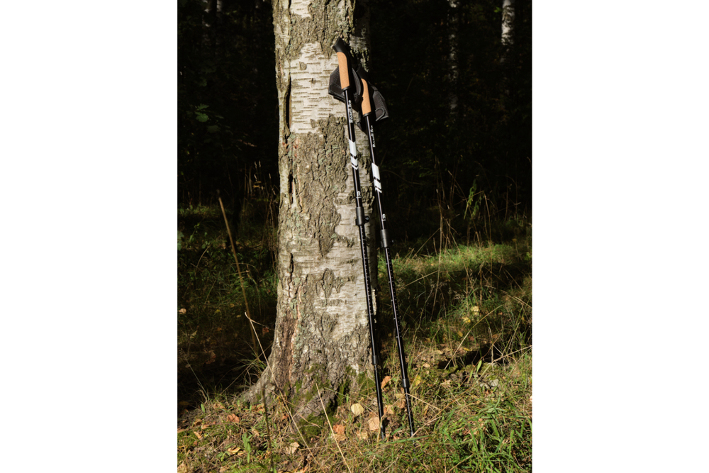 Палки для скандинавской ходьбы Roadlike Protect с антишоком, Flip-Lock Белый