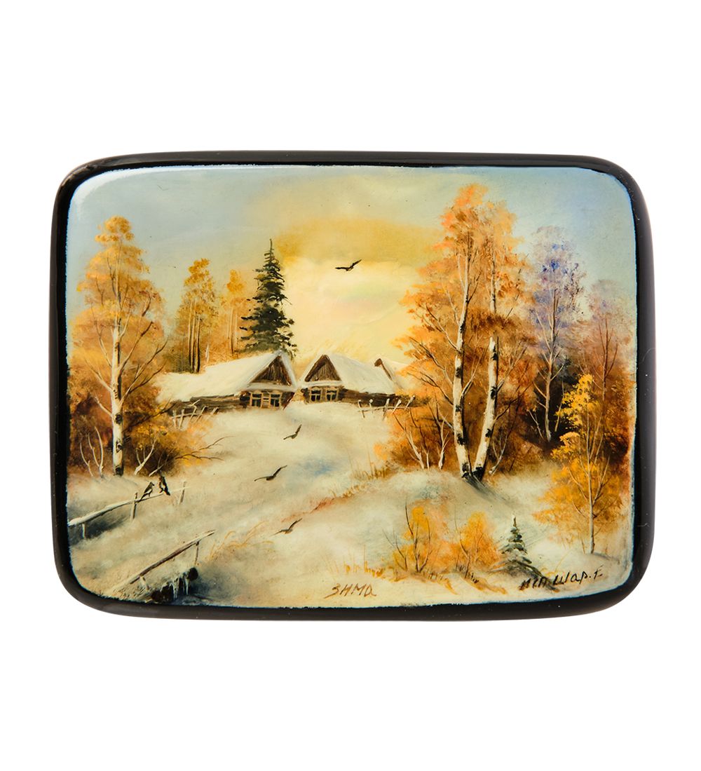 ШК-25/ 7-F Шкатулка «Зима» исп. Шор. Е.