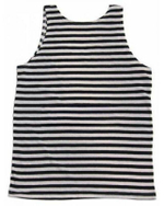 Майка тельняшка черная ГОСТ