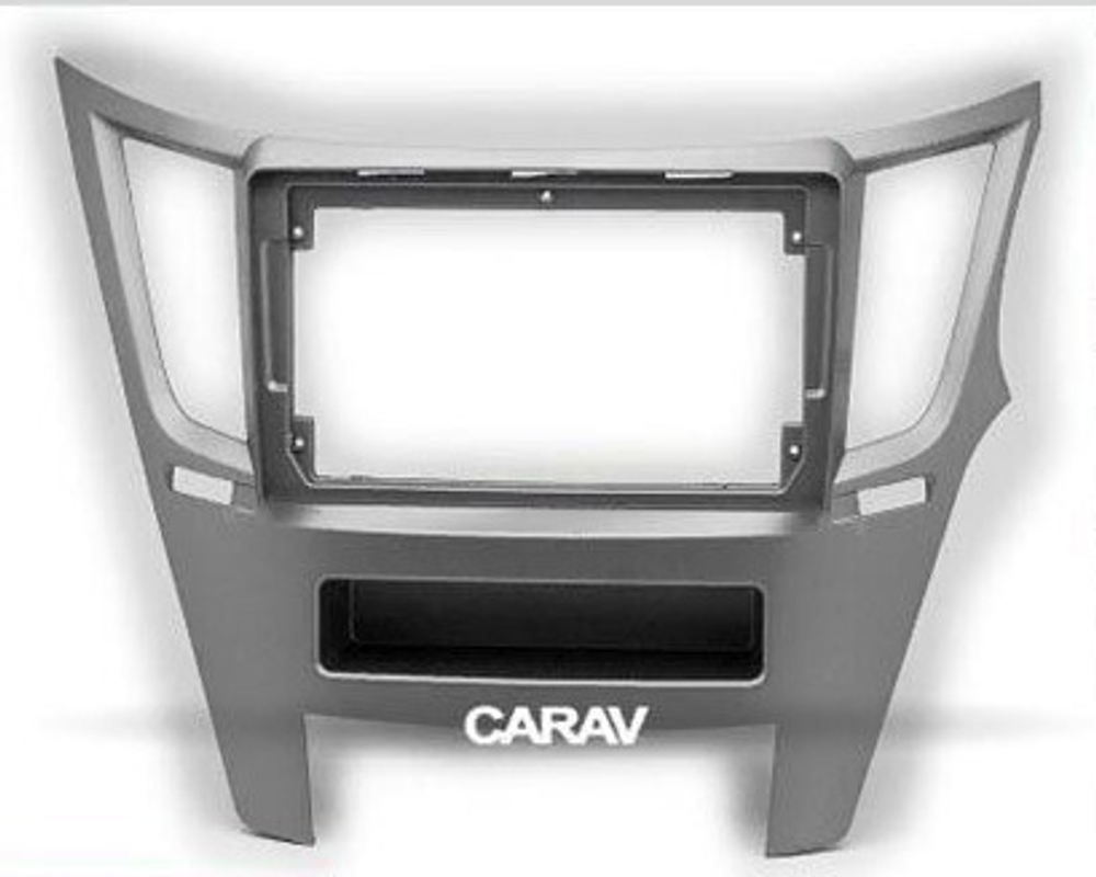 Комплект рамки с разъёмами 9" Subaru Legacy, Outback 2009-2014 серая правый руль - Car-Smart 7184RS