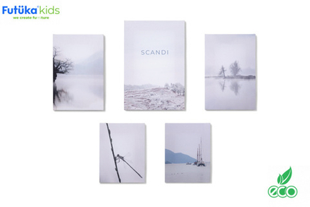 Набор картин на холсте в детскую комнату Scandi