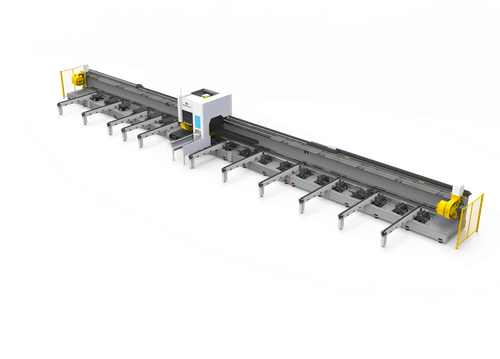 Оптоволоконный лазерный станок для резки труб с боковой загрузкой/выгрузкой LEAPION LF-12036T (3000 Вт)