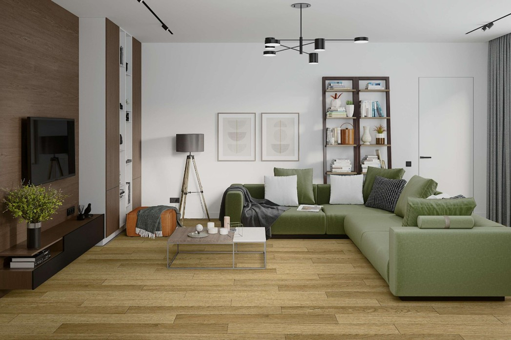 Кварц-винил Клеевой LVT Damy Floor Family 2,5 мм Дуб Золотой 4.13 м2
