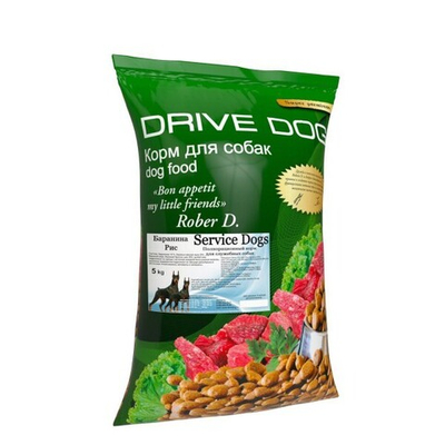 DRIVE DOG Service Dogs полнорационный корм для служебных собак баранина с рисом
