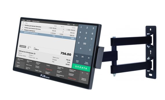 Сенсорный моноблок POScenter Platinum (15.6&quot;, P-CAP, i3-1215U, RAM 8G, SSD M.2 128G) c Windows 10 IoT Value