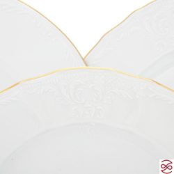 Столовый сервиз на 6 персон Bernadotte Белый узор 24 предметов