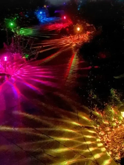 Светильник на солнечной батарее уличный, фонарики садовые на солнечных батареях / 2 светильника в комплекте