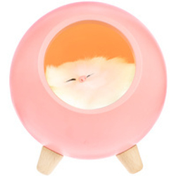 Беспроводная лампа-колонка Right Meow, розовая