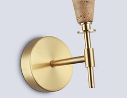 Ambrella Настенный светильник с травертином Ceramo Modern LH75369